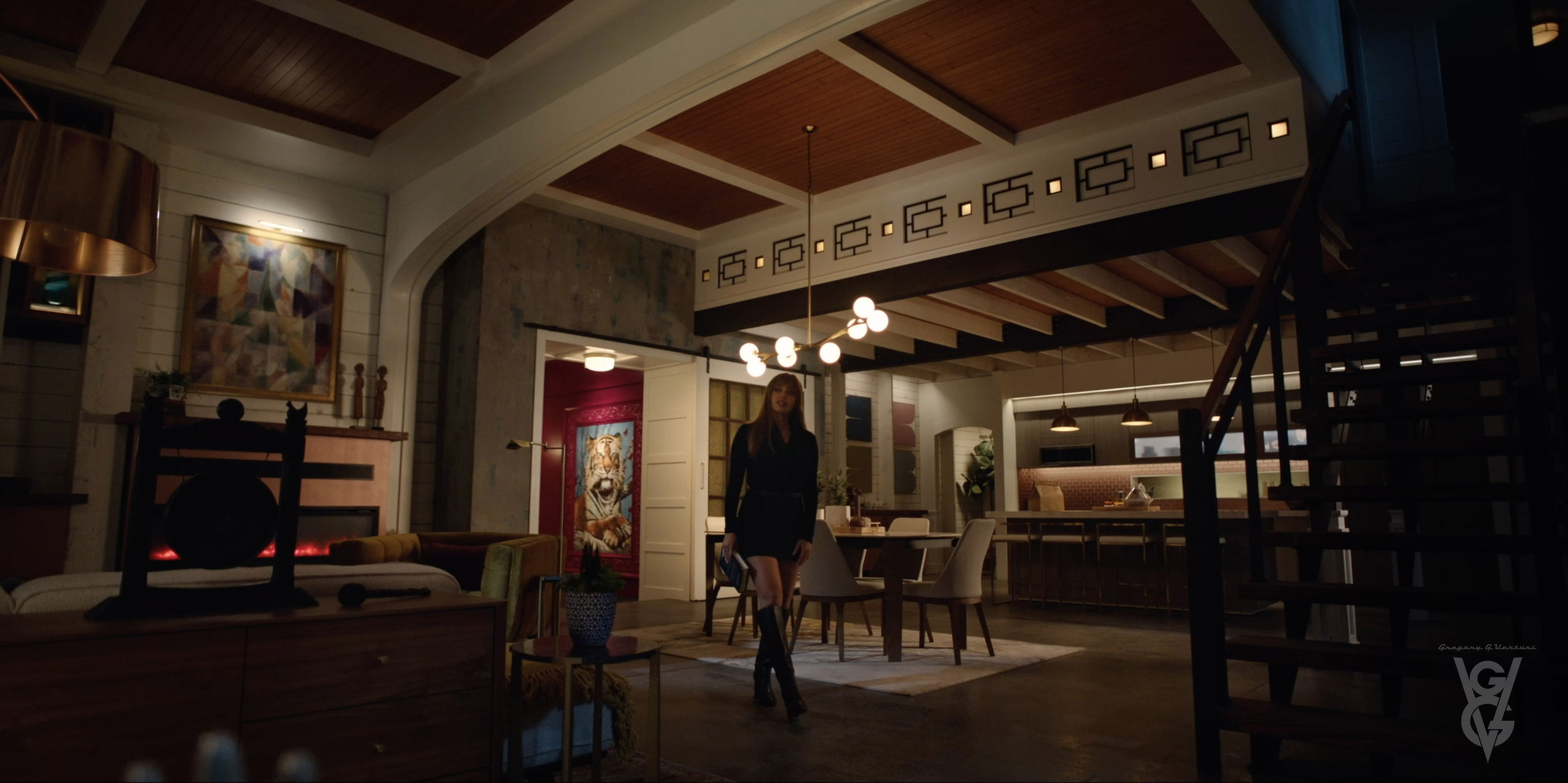 02 - Wild Cards S2 - "Max's loft" stage set - screen still