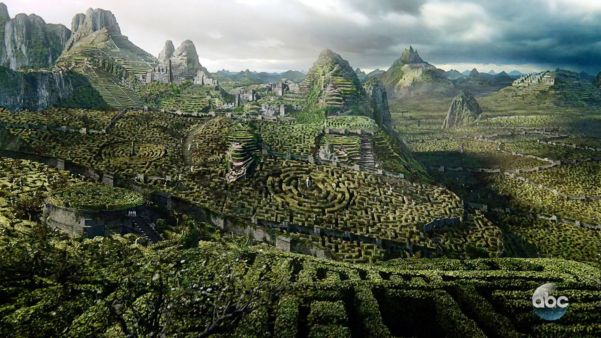 ONCE UPON A TIME: S7 - NEW WONDERLAND "HEDGEMAZE" - CONCEPT (3D/RENDERING & ILLUSTRATION: PAOLO VENTURI)